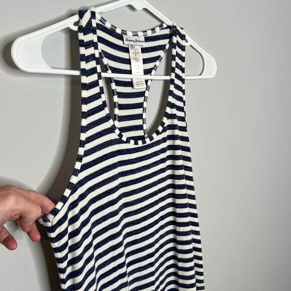 Tommy Bahama Soft Rayon Material Striped Maxi Dress Size XXS - Picture 4 of 11